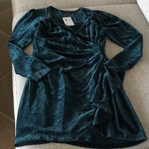 INTERMIX Brooke Burnout dress, size 0, NWT